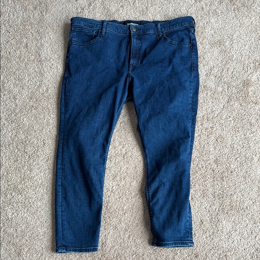 Express Stretch Denim Perfect Midrise Ankle Legging Size 16S